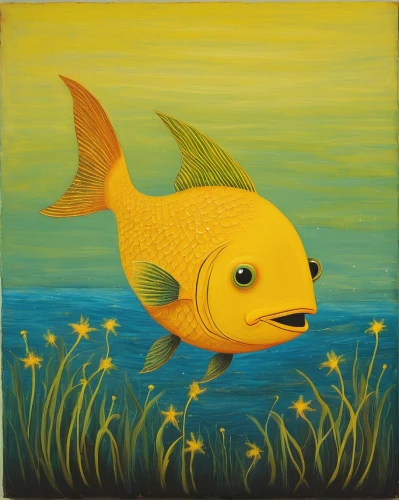 yellow fish,golden angelfish,coelacanth,foxface fish,fish in water,angelfish,goldfish,gold fish,forest fish,napoleon fish,lemon butterflyfish,butterflyfish,fish,small fish,butterfly fish,fish gold,blue fish,flounder,underwater fish,sea animal,Art,Artistic Painting,Artistic Painting 26