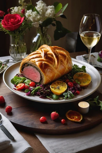 beef wellington,christmas menu,food photography,roast goose,food styling,roast duck,roasted duck,black forest ham,rack of lamb,galantine,catering service bern,food presentation,tablescape,pommes anna,yellow leaf pie,place setting,beef tenderloin,serveware,tableware,christmas dinner,Conceptual Art,Oil color,Oil Color 07