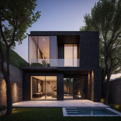 modern house,modern architecture,3d rendering,cubic house,residential house,dunes house,render,residential,luxury property,modern style,cube house,archidaily,contemporary,brick house,smart home,house shape,landscape design sydney,private house,corten steel,luxury home,Photography,General,Natural