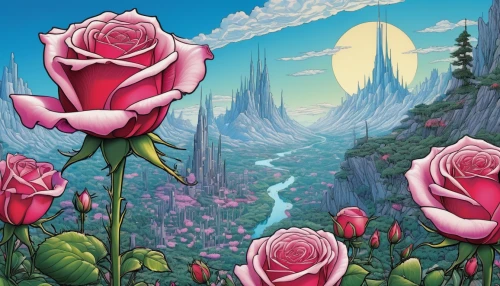 landscape rose,disney rose,rose flower illustration,blooming roses,pink roses,way of the roses,noble roses,rose png,seerose,rose bloom,flower painting,roses,water rose,romantic rose,flower background,rose roses,spray roses,cartoon flowers,pink rose,flowerful desert,Illustration,Black and White,Black and White 06