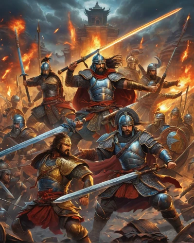 massively multiplayer online role-playing game,heroic fantasy,game illustration,warriors,swordsmen,yi sun sin,prejmer,wall,battle,xing yi quan,theater of war,lancers,the war,conquest,cossacks,clash,fantasy art,swords,the storm of the invasion,warrior east,Conceptual Art,Daily,Daily 28