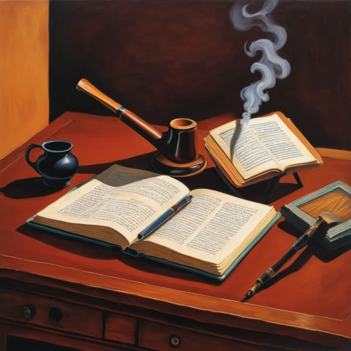 oil painting on canvas,bible pics,oil painting,coffee and books,meticulous painting,writing-book,jurist,bibliology,church painting,oil on canvas,art painting,contemporary witnesses,gavel,tea and books,torah,writing desk,bibel,study,barrister,still life,Art,Artistic Painting,Artistic Painting 21