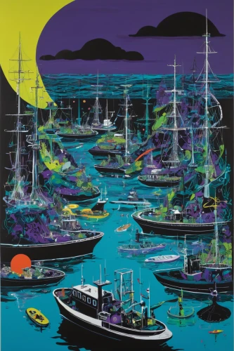 fishing boats,sailboats,sailing boats,sailing blue purple,boats in the port,shrimp boats,boats,harbor,fishing trawler,fukushima,boat landscape,waterglobe,commercial fishing,regatta,boat harbor,harbour,harbor cranes,guanabá real,yachts,harbour city,Art,Artistic Painting,Artistic Painting 23