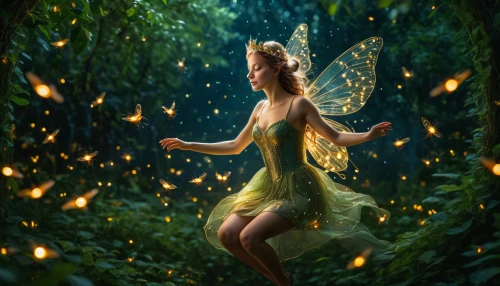 faerie,faery,fairy,fireflies,fairies aloft,child fairy,little girl fairy,garden fairy,fairy world,fae,fairies,fairy forest,flower fairy,fantasy picture,fairy dust,aurora butterfly,fairy queen,firefly,butterfly background,rosa 'the fairy,Photography,General,Natural
