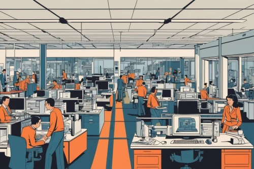 office line art,trading floor,modern office,call center,office automation,vector people,women in technology,call centre,place of work women,workforce,nine-to-five job,working space,in a working environment,offices,white-collar worker,workers,neon human resources,forest workplace,employees,human resources,Illustration,American Style,American Style 09