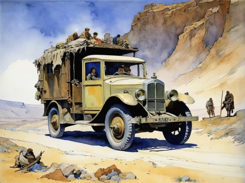 land rover series,artillery tractor,m35 2½-ton cargo truck,ford cargo,loyd carrier,bannack international truck,dodge m37,willys jeep truck,ford model b,ford model aa,gaz-53,ford pilot,dodge power wagon,engine truck,ford truck,half track,gaz-m20 pobeda,magirus-deutz,veteran car,willys jeep,Illustration,Paper based,Paper Based 23