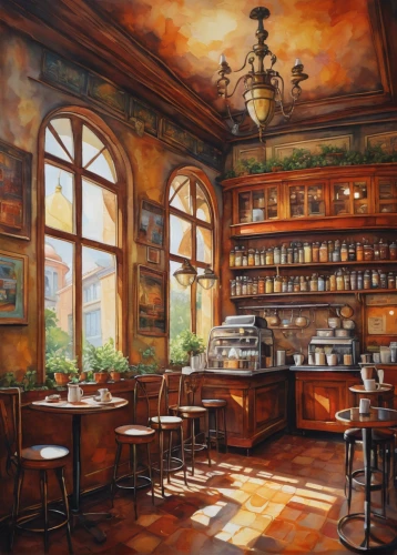 watercolor tea shop,watercolor cafe,the coffee shop,tearoom,apothecary,coffee shop,café,coffeehouse,paris cafe,breakfast room,watercolor background,cafe,coffee background,parisian coffee,study room,watercolor shops,coffee and books,victorian kitchen,coffee tea illustration,coffe-shop,Illustration,Abstract Fantasy,Abstract Fantasy 07