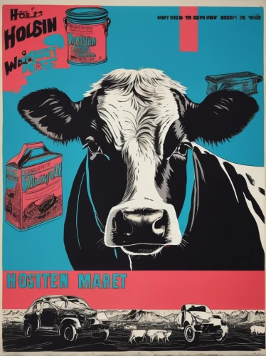 holstein-beef,holstein cattle,red holstein,holstein,doldiger milk star,holstein cow,cd cover,bovine,molehills,moluske,oxen,horn of plenty,boslelie,modern pop art,horns cow,watusi cow,yolanda's-magnolia,warhol,blank vinyl record jacket,model years 1958 to 1967,Art,Artistic Painting,Artistic Painting 22