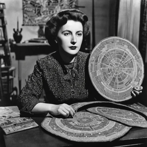 woman holding pie,ingrid bergman,planisphere,dartboard,mandalas,the aztec calendar,spirograph,saucer,decorative plate,placemat,harmonia macrocosmica,astrology,pcb,voyager golden record,astrological sign,doily,glass signs of the zodiac,clockmaker,girl with a wheel,vintage embroidery,Art,Artistic Painting,Artistic Painting 38