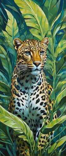 jaguar,endangered,hosana,oil painting,ocelot,natura,leopard,oil painting on canvas,oil on canvas,leopard head,sumatra,jaguar 420,tropical animals,cub,murraya exotica,painting technique,african leopard,guanabá real,a tiger,amano,Conceptual Art,Sci-Fi,Sci-Fi 06