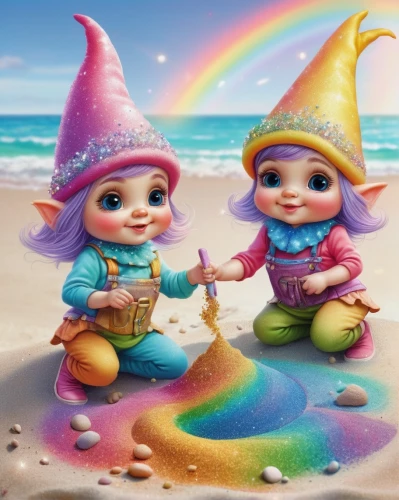 unicorn and rainbow,rainbow pencil background,rainbow background,scandia gnomes,double rainbow,the festival of colors,rainbow colors,cute cartoon image,colors rainbow,rainbow,orbeez,rainbow tags,rainbow color balloons,rainbow at sea,rainbow unicorn,gnomes,children's background,rainbow waves,rainbow and stars,pot of gold background,Illustration,Abstract Fantasy,Abstract Fantasy 10