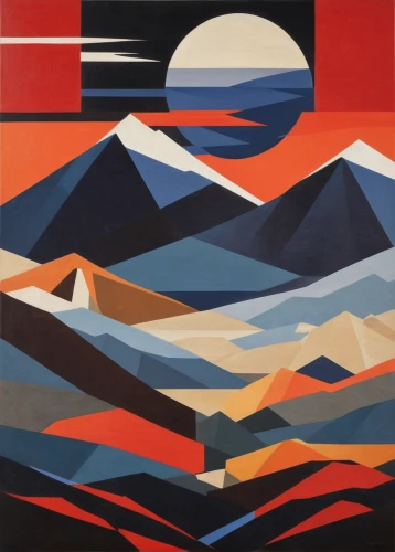 travel poster,matruschka,planet mars,volcanism,volcanic landscape,mountain sunrise,mountain scene,desert landscape,futuristic landscape,crescent dunes,italian poster,space art,dune landscape,mountains,volcanos,nz,mountainous landforms,desert desert landscape,red planet,karakoram,Art,Artistic Painting,Artistic Painting 44