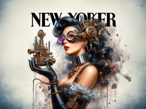 steampunk,streampunk,magazine cover,cover,cd cover,neo-burlesque,girl with gun,new years day,steampunk gears,clockmaker,girl with a gun,revolvers,new age,fashion illustration,cybernetics,atomic age,lady justice,new york,decorative nutcracker,woman holding gun