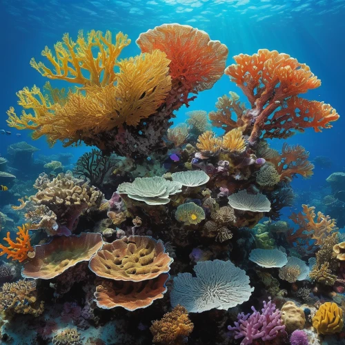 coral reefs,coral reef,great barrier reef,coral reef fish,soft corals,stony coral,corals,feather coral,coral fish,sea life underwater,hard corals,reef,ocean underwater,soft coral,underwater landscape,marine diversity,long reef,coral,reef tank,deep coral,Conceptual Art,Oil color,Oil Color 06