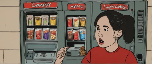 vending machine,vending machines,vending cart,convenience store,soda machine,cashier,coke machine,pantry,consumer,refrigerator,grocery,pills dispenser,woman with ice-cream,deli,shopkeeper,canned food,soda shop,grocer,fridge,pay phone,Illustration,Abstract Fantasy,Abstract Fantasy 05