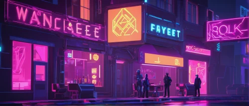 neon coffee,neon arrows,neon lights,neon drinks,neon sign,neon light,neon tea,cyberpunk,neon ghosts,neon light drinks,neon candies,fantasy city,aesthetic,vapor,neon cocktails,neon,colorful city,retro background,cyber,store front,Unique,3D,Low Poly