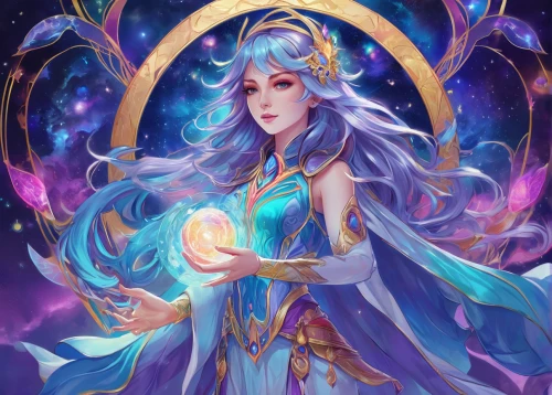 zodiac sign libra,libra,opal,mezzelune,luna,aurora,zodiac sign gemini,priestess,goddess of justice,star mother,virgo,sorceress,blue enchantress,fantasia,elza,fantasy portrait,medusa,eris,merlin,lakshmi,Illustration,Realistic Fantasy,Realistic Fantasy 20