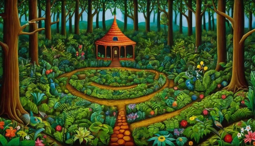 fairy forest,enchanted forest,fairy village,mushroom landscape,fairy house,forest chapel,fairytale forest,forest of dreams,forest glade,cartoon forest,house in the forest,garden of eden,the forest,forest landscape,fairy world,forest ground,forest background,happy children playing in the forest,holy forest,forest path,Illustration,Abstract Fantasy,Abstract Fantasy 12