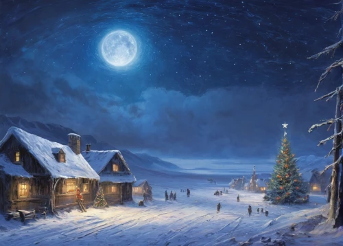 christmas landscape,christmas snowy background,winter background,nordic christmas,christmasbackground,christmas scene,snow scene,winter village,snowy landscape,winter landscape,snow landscape,christmas wallpaper,winter house,christmas night,christmas background,north pole,night snow,watercolor christmas background,winter dream,christmas snow,Art,Classical Oil Painting,Classical Oil Painting 13