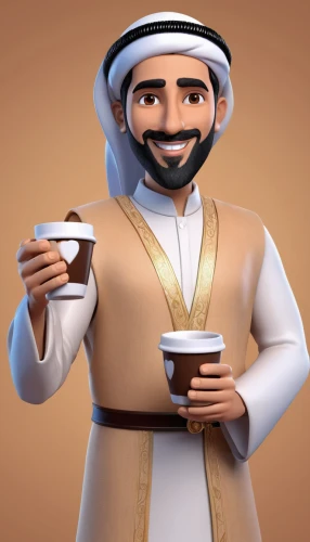 arabic coffee,sheikh zayed,zayed,freekeh,sheikh,kabsa,zoroastrian novruz,arabica,sultan,united arab emirate,abu-dhabi,arab,men chef,aladha,chef,basmati,middle eastern monk,middle-eastern meal,arabian,abu,Unique,3D,3D Character