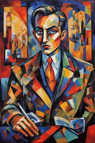 ernő rubik,romanescu,cubism,braque francais,dali,self-portrait,enrico caruso,roy lichtenstein,picasso,tesla,man with a computer,ervin hervé-lóránth,salvador guillermo allende gossens,el salvador dali,zhupanovsky,man with umbrella,mondrian,1926,santiago calatrava,orlovsky,Conceptual Art,Oil color,Oil Color 24