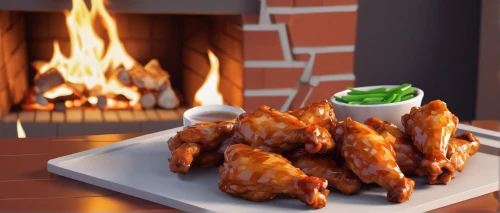 chicken wings,fried chicken wings,buffalo wing,chicken drumsticks,chicken barbecue,barbecue chicken,chicken tenders,chicken strips,chicken fingers,finger food,fried chicken fingers,crispy house,3d rendering,brakel chicken,pretzel sticks,chicken lollipop,3d render,chicken 65,suya,bbq prawns,Unique,3D,Low Poly