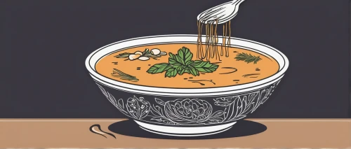 dal makhani,lentil soup,nihari,laksa,khao soi,asian soups,consommé,rasam,hyderabadi haleem,soup,pumpkin soup,ezogelin soup,chawanmushi,soup bowl,miso soup,consommé cup,vegetable soup,carrot and red lentil soup,manchow soup,makguksu,Illustration,Black and White,Black and White 04