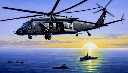 hh-60g pave hawk,mh-60s,black hawk sunrise,uh-60 black hawk,mh-60s sea hawk,military helicopter,boeing vertol ch-46 sea knight,bell uh-1 iroquois,sikorsky sh-3 sea king,helicopters,black hawk,hiller oh-23 raven,ah-1 cobra,boeing ch-47 chinook,blackhawk,helicopter,sikorsky s-61,usn,uss kitty hawk,us navy,Illustration,American Style,American Style 07