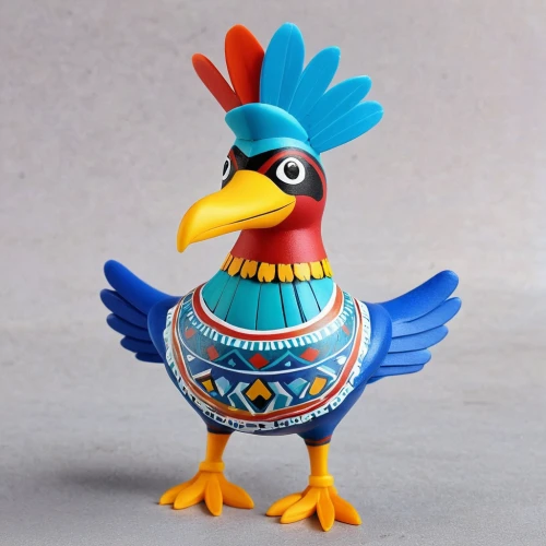 vintage rooster,an ornamental bird,ornamental bird,ornamental duck,meleagris gallopavo,decoration bird,perico,decorative nutcracker,polish chicken,cockerel,landfowl,phoenix rooster,chicken bird,brahminy duck,prairie chicken,figurine,aztec gull,pheasant,wind-up toy,folk art,Unique,3D,Garage Kits