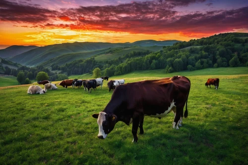 holstein cattle,cows on pasture,simmental cattle,carpathians,holstein-beef,allgäu brown cattle,pasture,livestock farming,dairy cows,ore mountains,alpine cow,holstein cow,cows,mountain pasture,dairy cattle,bieszczady,mountain cows,cow meadow,mountain cow,cow herd,Illustration,Paper based,Paper Based 02