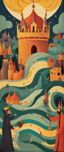 travel poster,cascais,water castle,sea fantasy,castles,constantinople,knight's castle,kings landing,the people in the sea,house of the sea,game illustration,fairy tale icons,gobelin,viking ships,arabic background,rem in arabian nights,background image,gold castle,atlantis,god of the sea,Art,Artistic Painting,Artistic Painting 08