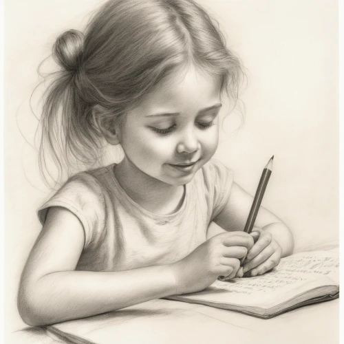 little girl reading,girl drawing,girl studying,children drawing,graphite,pencil drawings,pencil drawing,child with a book,child portrait,pencil and paper,pencil,pencil art,child's diary,girl praying,charcoal pencil,beautiful pencil,girl portrait,kids illustration,pencils,mechanical pencil,Illustration,Black and White,Black and White 35