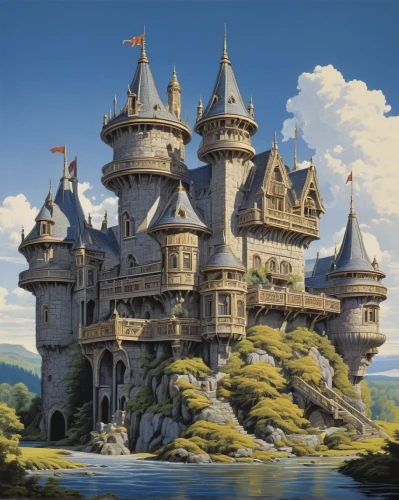 fairy tale castle,fairytale castle,water castle,disney castle,castel,gold castle,knight's castle,castle of the corvin,castelul peles,castles,castle,fantasy world,medieval castle,summit castle,castleguard,fantasy city,sleeping beauty castle,cinderella's castle,3d fantasy,fairy tale castle sigmaringen,Conceptual Art,Sci-Fi,Sci-Fi 18