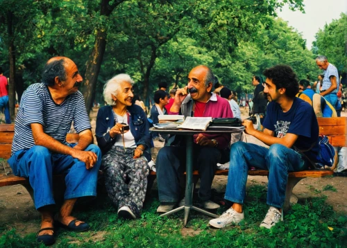 chandigarh,people reading newspaper,care for the elderly,elderly people,people talking,social group,delhi,seven citizens of the country,exchange of ideas,group of people,new delhi,pensioners,the integration of social,river of life project,people in nature,family picnic,naturopathy,village festival,picnic,bangladesh,Art,Artistic Painting,Artistic Painting 33