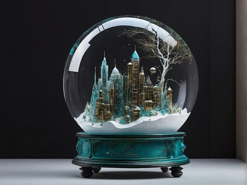 snow globes,snow globe,snowglobes,christmas globe,vintage ornament,glass ornament,christmas ball ornament,waterglobe,paper art,3d fantasy,glass sphere,glass yard ornament,holiday ornament,christmas ornament,fantasy city,crystal ball-photography,terrarium,basil's cathedral,christmas tree ornament,crystal ball,Illustration,Paper based,Paper Based 13