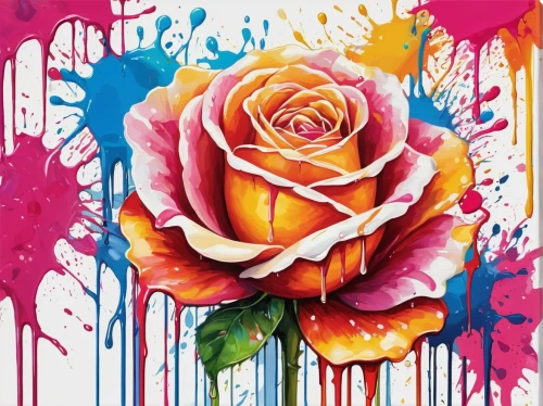 watercolor roses,colorful roses,spray roses,flower painting,rose flower illustration,rainbow rose,rose flower drawing,landscape rose,rosa,flower art,bella rosa,rosa ' amber cover,watercolor floral background,culture rose,blooming roses,bright rose,rose bloom,floral rangoli,watercolor roses and basket,boho art,Conceptual Art,Graffiti Art,Graffiti Art 08