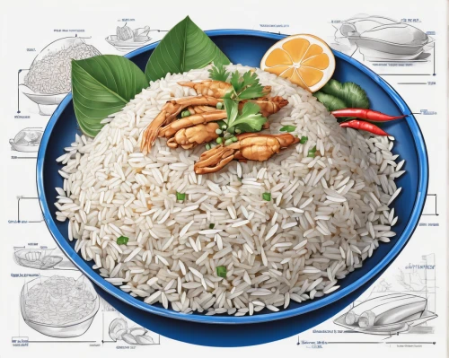 basmati rice,jasmine rice,basmati,curd rice,indonesian rice,white rice,rice with seafood,rice vermicelli,lemon rice,rice dish,banana leaf rice,maharashtrian cuisine,spiced rice,mixed rice,sri lankan cuisine,saffron rice,nasi campur,bowl of rice,rice with fried egg,nasi liwet,Unique,Design,Blueprint