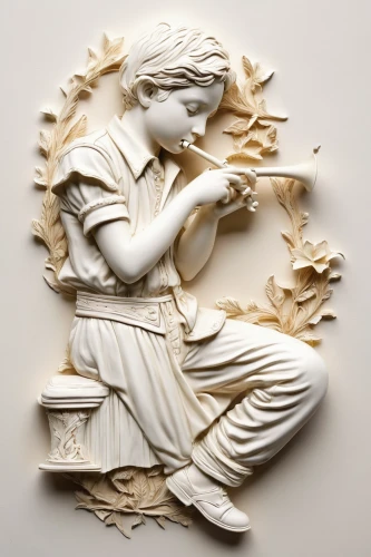 wood carving,stone carving,paper art,angel playing the harp,carved wood,classical sculpture,decorative plate,classical antiquity,decorative art,mouldings,art deco ornament,decorative figure,wood art,decorative fan,carved,passatelli,narcissus of the poets,relief,laurel wreath,art soap,Conceptual Art,Graffiti Art,Graffiti Art 04