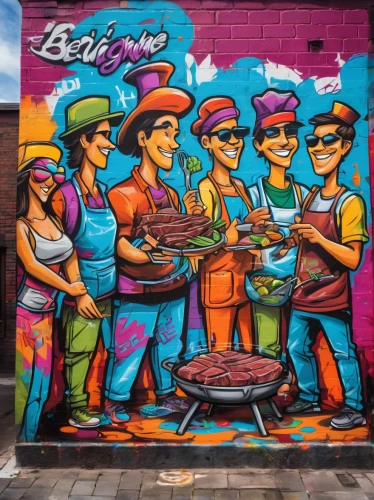 filipino barbecue,barbeque grill,indonesian street food,barbeque,street artists,street food,bbq,latin american food,mural,barbecue,barbacoa,pork barbecue,chicken barbecue,battery food truck,painted grilled,graffiti art,rio de janeiro 2016,shoreditch,mexican culture,barbecue area,Conceptual Art,Graffiti Art,Graffiti Art 07
