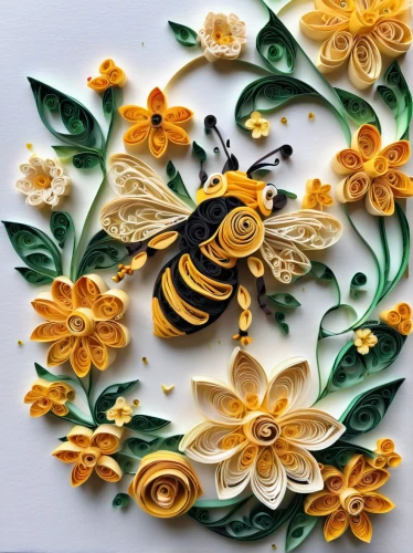 silk bee,western honey bee,bee,honey bee home,drawing bee,honeybee,honey bees,bees,wild bee,pollinator,bumble-bee,flower painting,honey bee,honeybees,bumblebees,gray sandy bee,golden passion flower butterfly,drone bee,bee pollen,flower honey,Unique,Paper Cuts,Paper Cuts 09