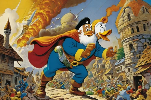 donald duck,geppetto,donald,pinocchio,the pied piper of hamelin,olaf,pied piper,shanghai disney,puy du fou,119,pilgrims,the disneyland resort,popeye village,eulenspiegel,walt disney world,storks,euro disney,disney character,disneyland park,basler fasnacht,Illustration,Retro,Retro 18