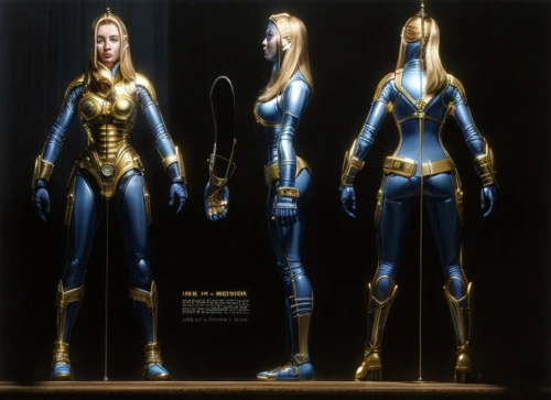 valerian,humanoid,biomechanical,costume design,neottia nidus-avis,yellow-gold,andromeda,amano,mary-gold,water-the sword lily,goddess of justice,concept art,prosthetics,limb males,stand models,dark blue and gold,sprint woman,nova,exoskeleton,gemini,Common,Common,Film