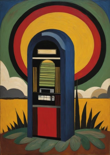 jukebox,tube radio,telephone booth,payphone,pay phone,phone booth,the record machine,the phonograph,automated teller machine,phonograph,store icon,refrigerator,art deco,cash point,cd cover,soda machine,letter box,squeezebox,boombox,radio cassette,Art,Artistic Painting,Artistic Painting 27