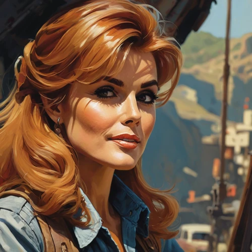 connie stevens - female,detail shot,bouffant,retro woman,retro women,sci fiction illustration,digital painting,ann margarett-hollywood,ann margaret,retro girl,world digital painting,captain marvel,farrah fawcett,mary jane,edsel ranger,girl with a gun,painting technique,clary,girl on the boat,female doctor,Conceptual Art,Sci-Fi,Sci-Fi 01