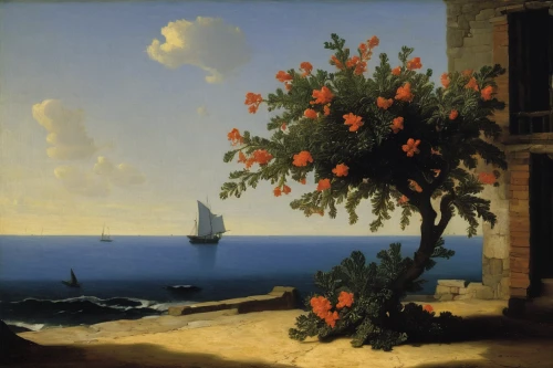 landscape with sea,coastal landscape,sea landscape,beach landscape,constable,bellini,still life of spring,il giglio,orange tree,capri,chestnut tree with red flowers,venetian,robert duncanson,dutch landscape,lido di ostia,landscape,cape marguerite,boat landscape,summer still-life,venetian lagoon,Art,Classical Oil Painting,Classical Oil Painting 07