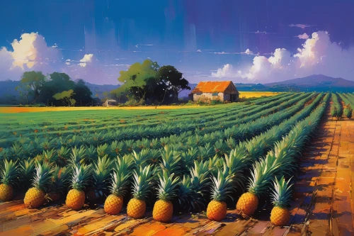 pineapple fields,vegetables landscape,pineapple field,farm landscape,pineapple farm,agricultural,cultivated field,rural landscape,vegetable field,provence,fruit fields,lavender fields,lavender field,agriculture,wheat crops,field of cereals,cropland,agroculture,provencal life,agave azul,Conceptual Art,Sci-Fi,Sci-Fi 22