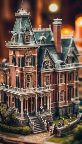 victorian house,victorian,tilt shift,miniature house,doll's house,dolls houses,model house,diorama,doll house,mansion,henry g marquand house,magic castle,witch's house,brownstone,the haunted house,apartment house,creepy house,dollhouse,the gingerbread house,victorian style,Unique,3D,Panoramic