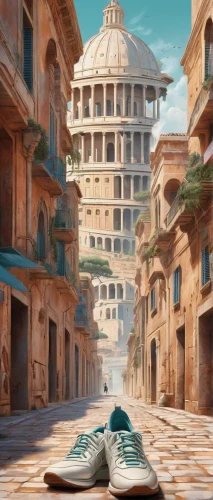 ancient city,ancient buildings,petra,karnak,ancient rome,the ancient world,ancient house,ancient roman architecture,ephesus,acropolis,italy colosseum,ancient,rome 2,world digital painting,pink city,terracotta,ancient civilization,coliseo,ancient building,merida,Conceptual Art,Fantasy,Fantasy 23