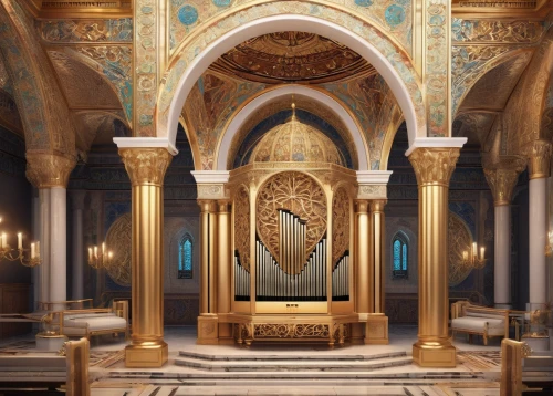 pipe organ,main organ,church organ,organ,choir,organ pipes,chapel,the throne,altar,sanctuary,throne,tabernacle,christ chapel,church choir,pilgrimage chapel,basilica,church instrument,collegiate basilica,organ pipe,the basilica,Illustration,Realistic Fantasy,Realistic Fantasy 43