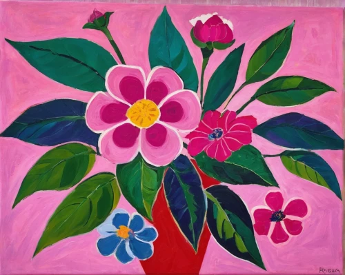 frangipani,flower painting,floral rangoli,pink plumeria,mandevilla,floral composition,khokhloma painting,fuchsia,plumeria,pink flowers,magnolia,flora,floral ornament,flowers png,three flowers,fuschia,pink flower,passionflower,red turtlehead,flower pink,Art,Artistic Painting,Artistic Painting 38